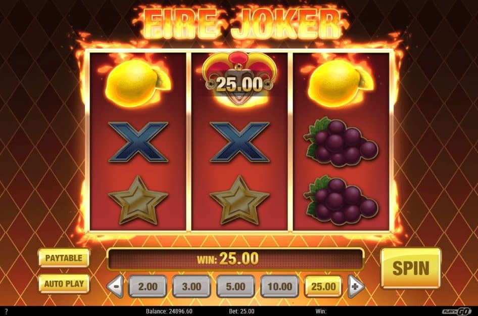 Fire Joker mobile slot game