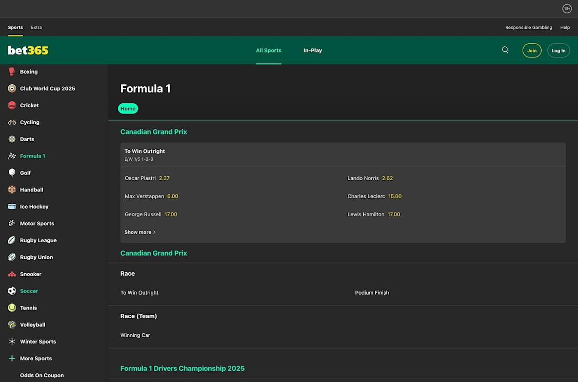 bet365 casino screenshot 3