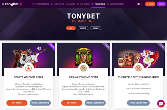 Tonybet Screenshot 2