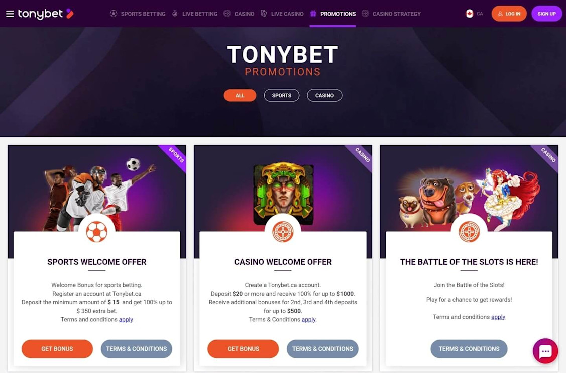 Tonybet Screenshot 2