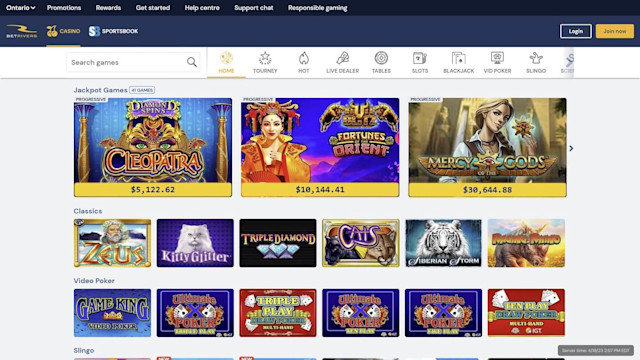 BetRivers Casino - Jackpot Games