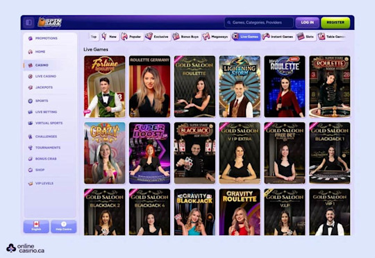 Spinbara Casino sreenshot 5