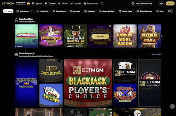 BetMGM Casino Pennsylvania Screenshot 3