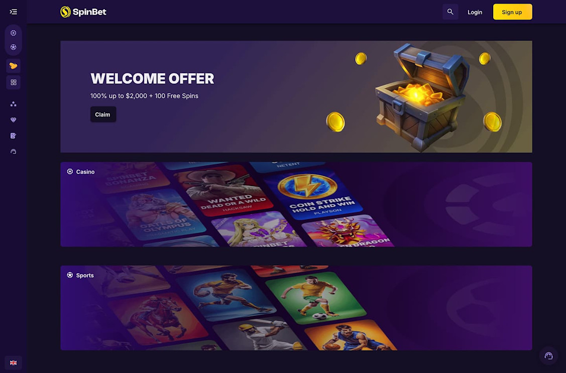 SpinBet screenshot 1