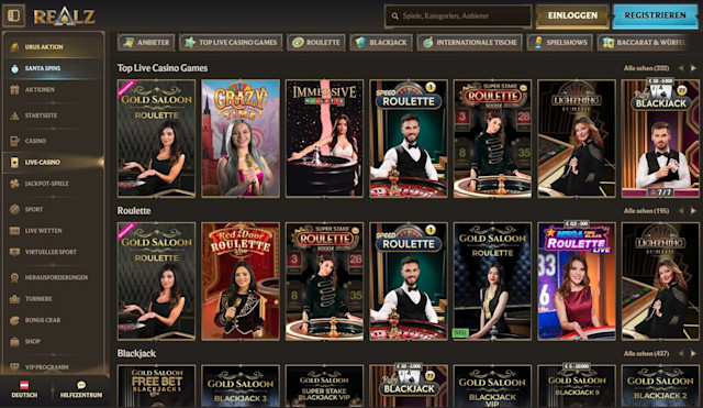 Realz Live Casino