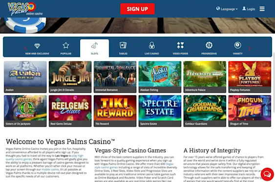 Vegas Palms slots