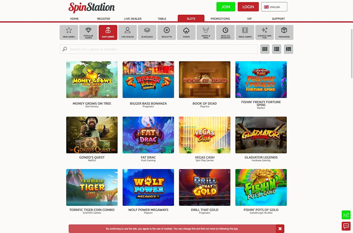 Spin Station Slot Games