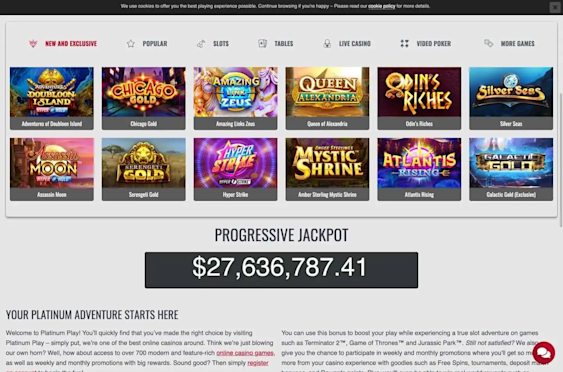 Platinum Play New Games