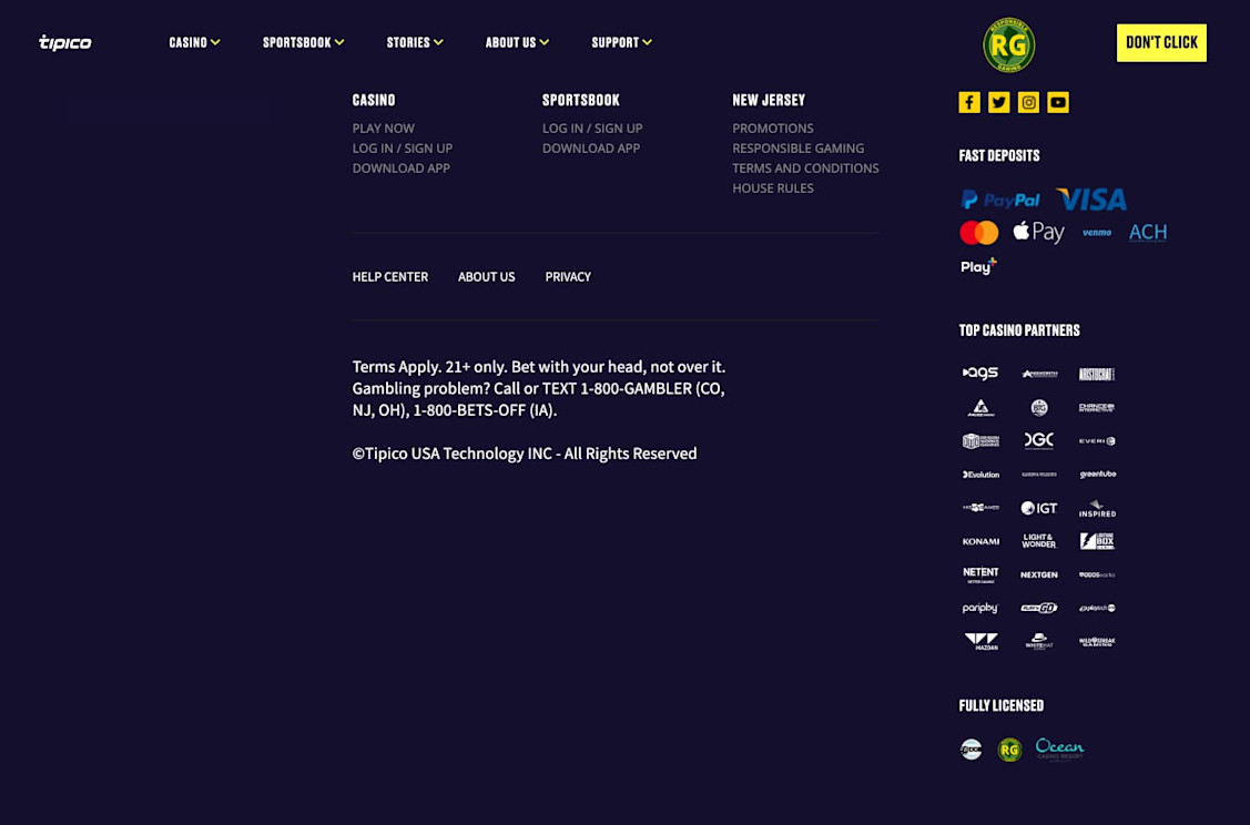 Tipico Casino New Jersey Screenshot 6