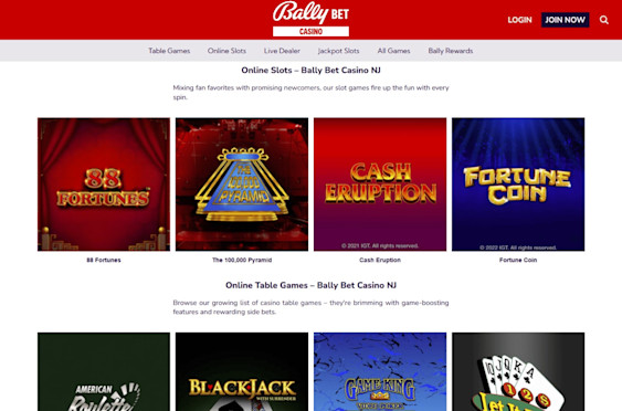 Bally Casino New Jersey Screenshot 4