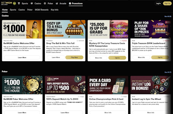 BetMGM Casino NJ Screenshot 2
