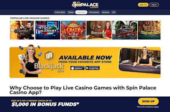 Spin Palace Pennsylvania screenshot 4