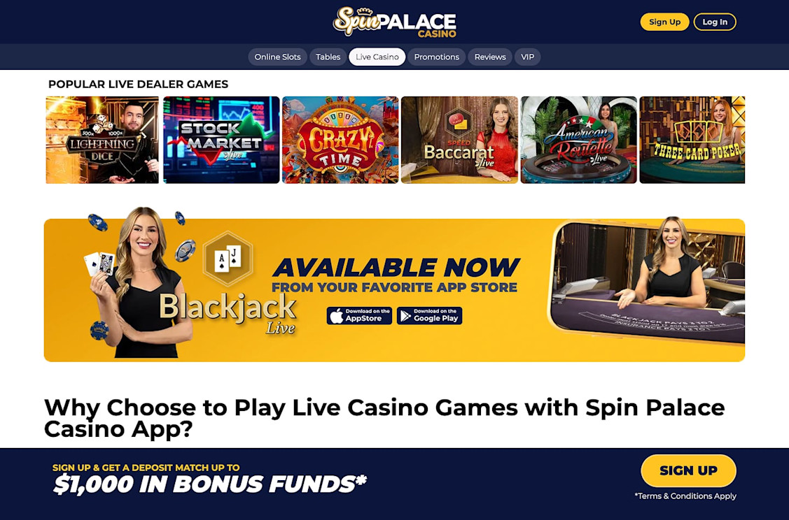 Spin Palace Pennsylvania screenshot 4