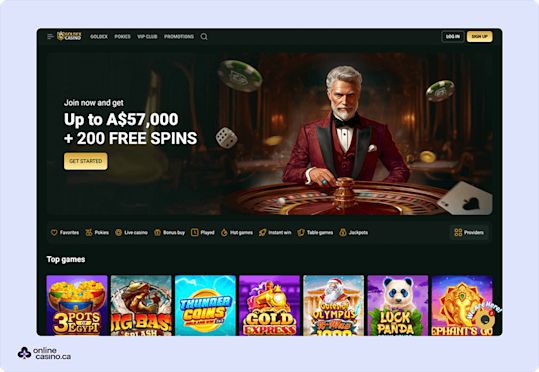Goldex casino Screenshot 1
