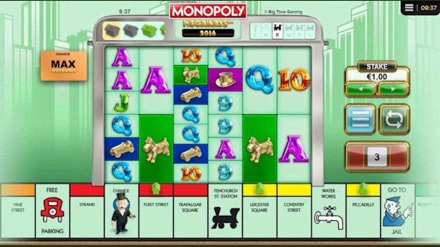 Monopoly Megaways gameplay