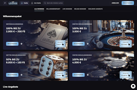 SlotLounge Casino Screenshot 5