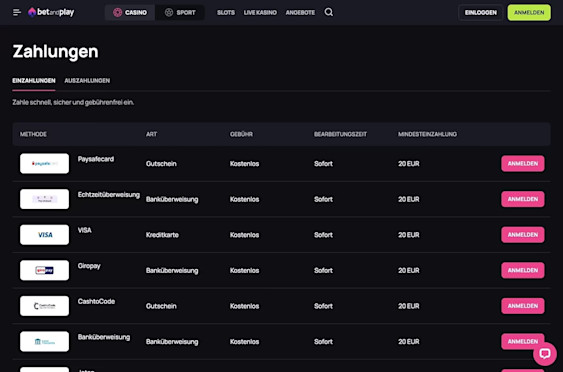 BetandPlay Screenshot 3