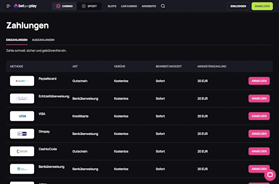 BetandPlay Screenshot 3