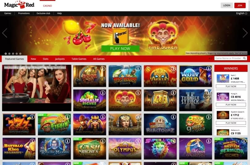 MagicRed Review Homepage