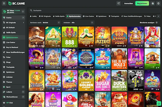 Casino Slots Lobby