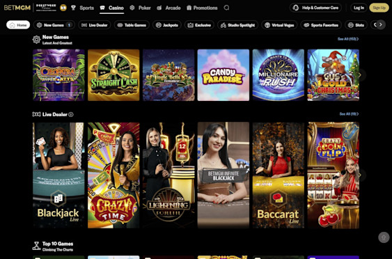 BetMGM Casino Pennsylvania Screenshot 2