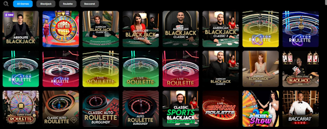 Betiton live casino games