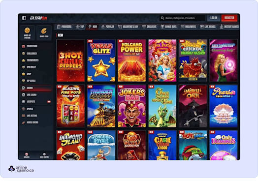 Glorion Casino Screenshot 3