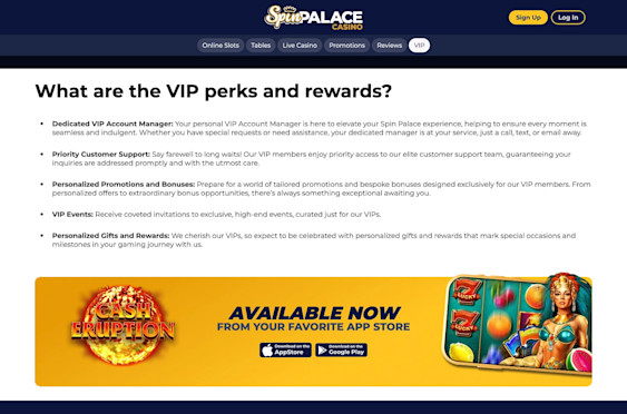 Spin Palace Pennsylvania screenshot 6
