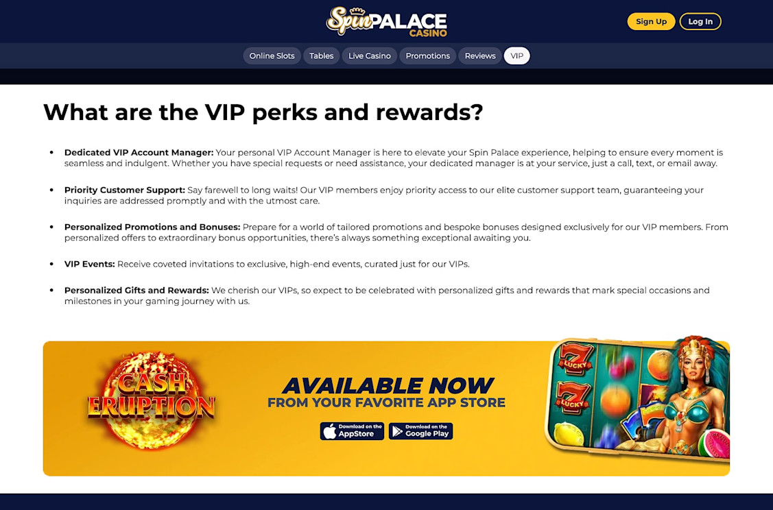 Spin Palace Pennsylvania screenshot 6
