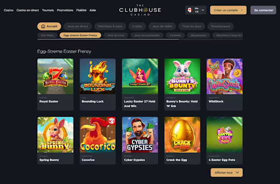The Clubhouse Casino screenshot