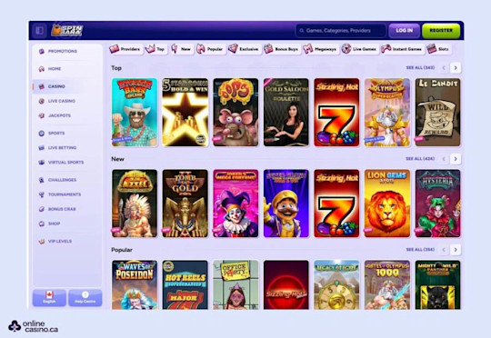 Spinbara Casino sreenshot 2