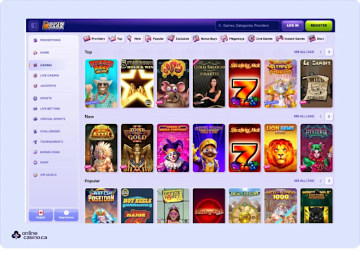 Spinbara Casino sreenshot 2