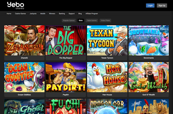 Yebo Casino Screenshot 4