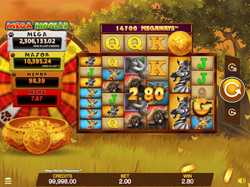 Mega Moolah Screenshot 4