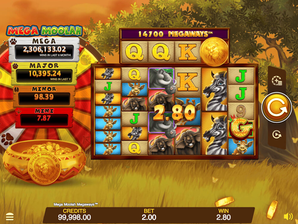 Mega Moolah Screenshot 4