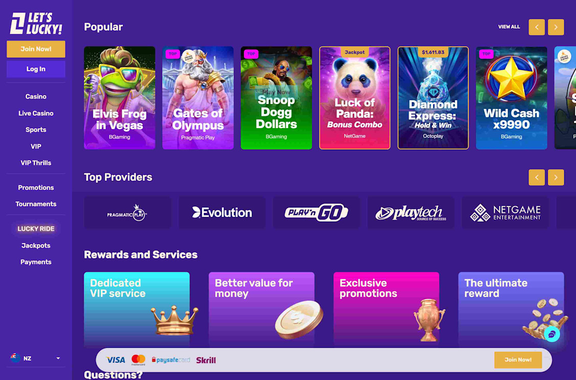 Let's Lucky Casino screenshot 2