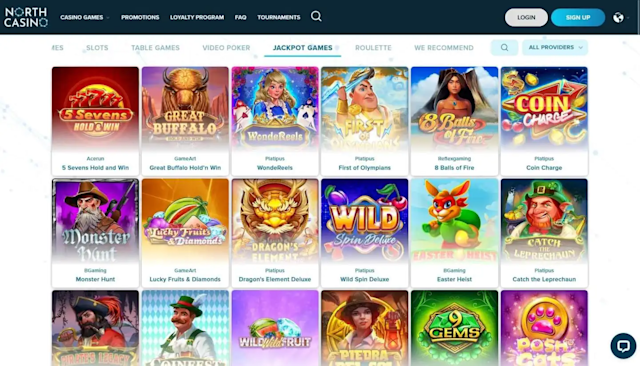 North Casino - Jackpot games