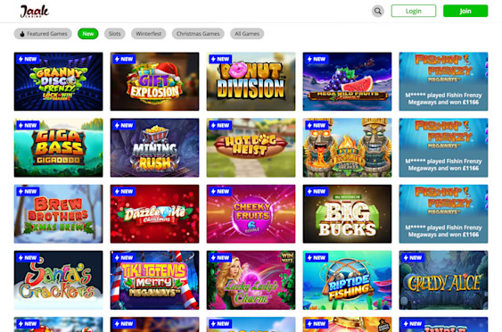 Jaak Casino Screenshot 2