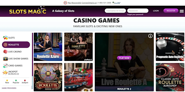 Slots Magic Casino roulette Games