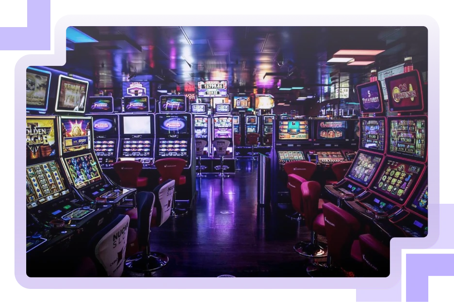 Spielautomaten im Casino Lugano