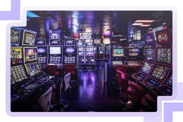 Spielautomaten im Casino Lugano