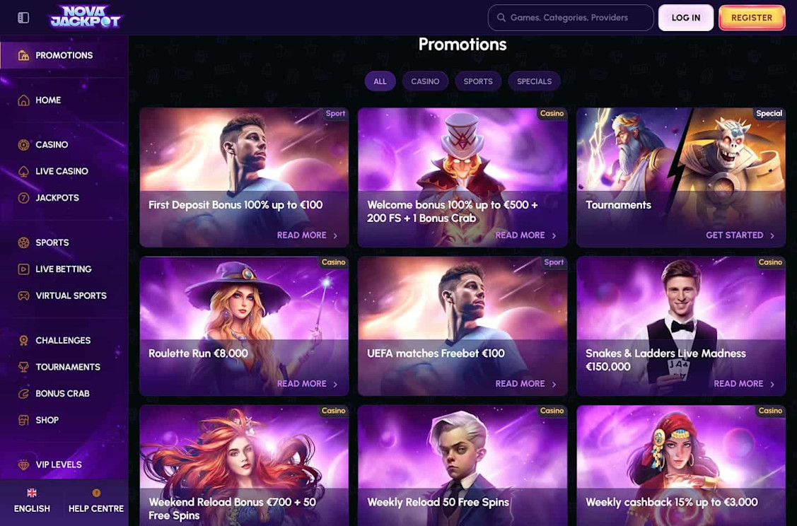 NovaJackpot Screenshot 3