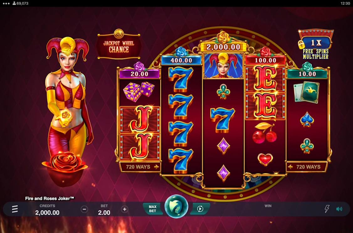 PartyCasino Ontario Fire and Roses Joker Slot