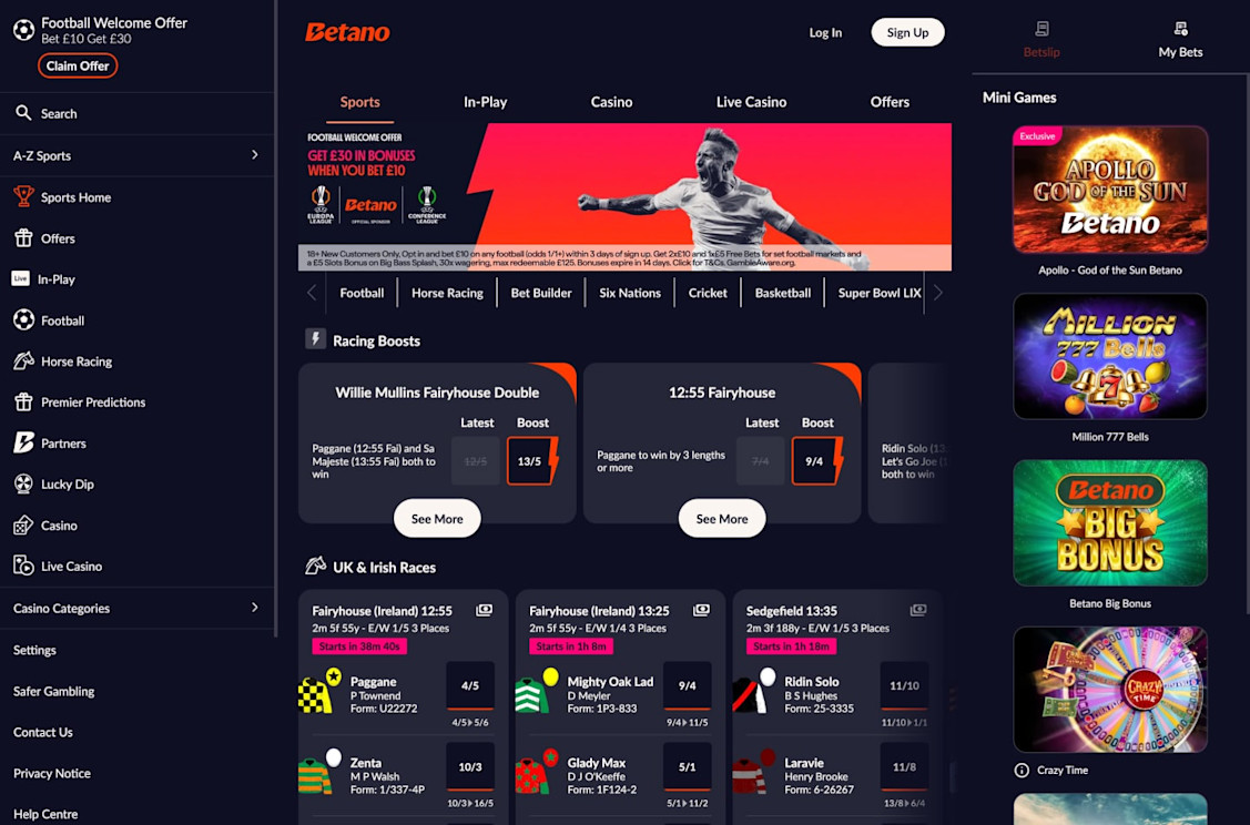 Betano Casino screenshot 1