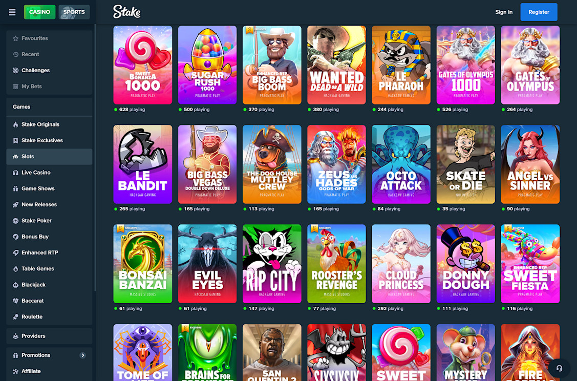 Stake Casino Screenshot 4