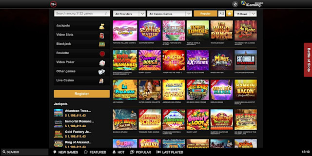 Slots casino games at Video Slots