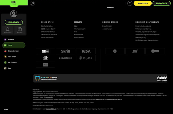 Overview of payment methods
