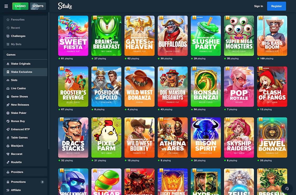 Stake Casino Screenshot 6