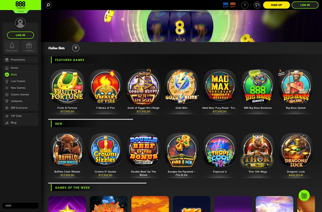 888 Casino screenshot 3
