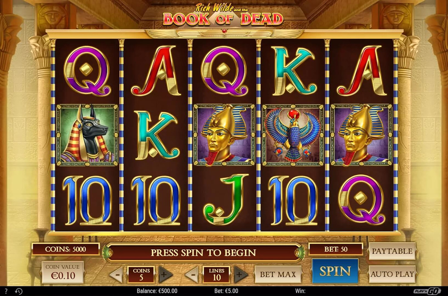 Book of Dead screenshot